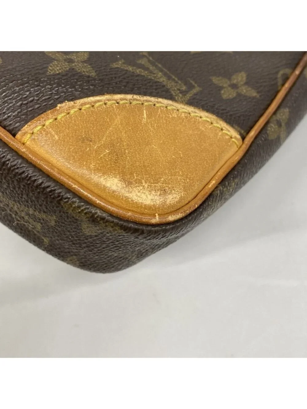 Louis Vuitton Clutch Monogram Marly Dragonne GM Brown
